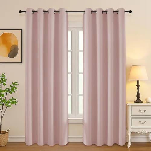 Vista 81 de Simplebrand Juego de 2 paneles de cenefa aguamarina para ventana de cocina de 14 pulgadas de largo, cortinas de oscurecimiento de habitación