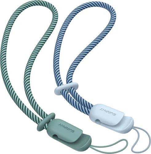 Vista 26 de SURPHY Paquete de 2 cordones de teléfono para funda de teléfono celular, correa de muñeca de teléfono para funda, correa de teléfono celular
