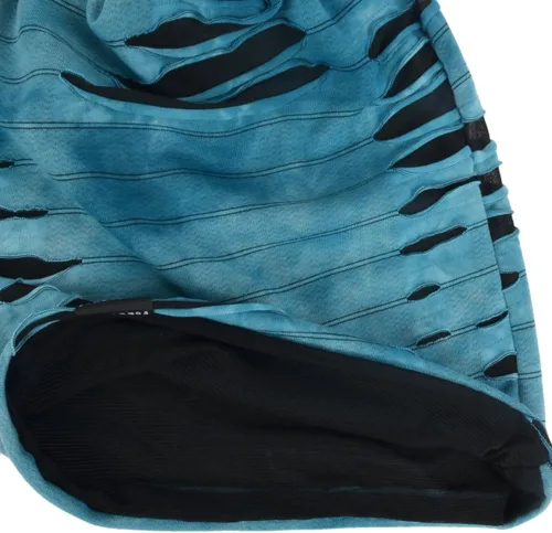 Vista 3 de JESSE · Rena Gorro de verano con diseño de calavera, a rayas, delgadoo, holgado para hombre 9A-azul