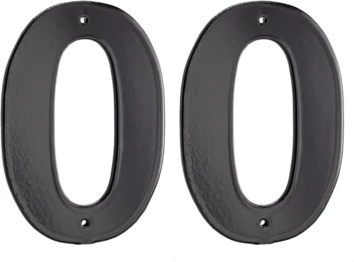 Vista 12 de Montague Metal Products - Números de casa individuales, escritos en letra Helvetica