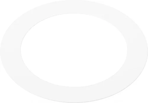 Vista 8 de PATIKIL Anillo de luz OD de 1.6 pulgadas de identificación de 2.8 pulgadas, anillo blanco Goof para cubierta de luz circular mate para techo