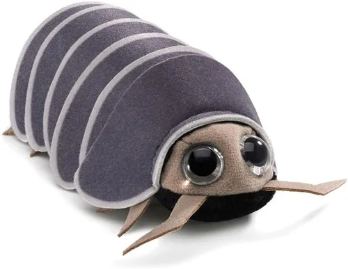 Folkmanis - Marioneta de dedo mini Roly Poly, gris