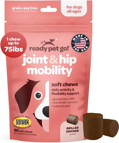 Vista 11 de Masticables para Alergias de Perros con Probióticos Masticables para Alergias Estacionales para Perros con Aceite de Salmón Salvaje de Alaska