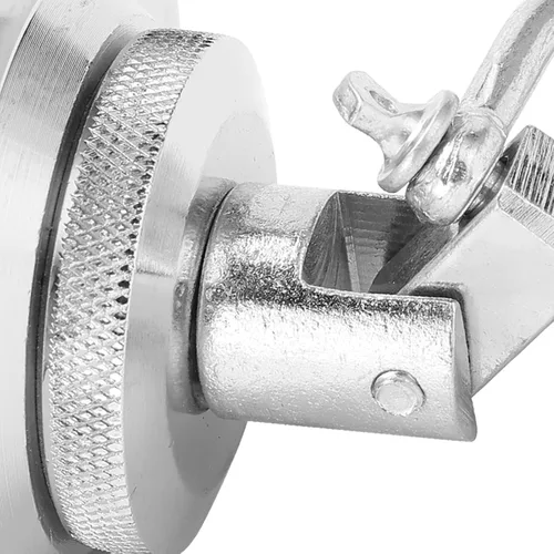 Vista 7 de Gancho giratorio de bolsa de velocidad, gancho de acero inoxidable para colgar bolsas, con rodamiento de bolas de 360°, gancho de techo resistente