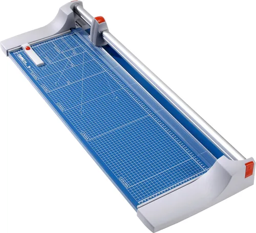 Vista 13 de Dahle 440 Recortador rotativo premium, longitud de corte de 14 pulgadas, capacidad de 30 hojas, afilado automático, abrazadera automática, cortador