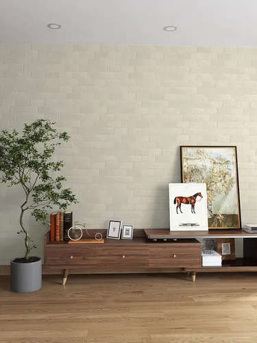 Vista 4 de COLAMO Swatch - Azulejo de metro grande de 6 x 12 pulgadas para pared de cocina, azulejos autoadhesivos para baño, sala de estar, decoración de pared