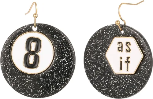Madison Tyler Pendientes deportivos de los 80 y 90 para mujer | Pendientes colgantes divertidos para mujer | Pendientes colgantes vintage de los 90