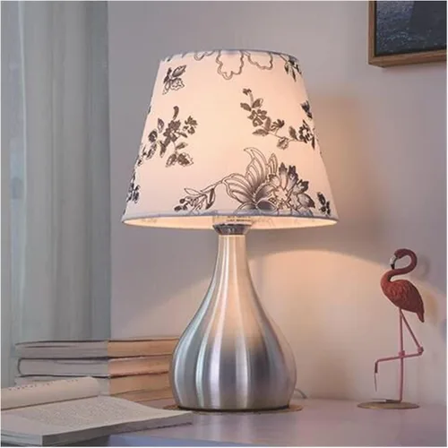 Vista 2 de Lámpara de mesita de noche, estilos para dormitorio, lámpara de mesa romántica, cálida luz de noche, sala de estar, sala de estudio, lampara