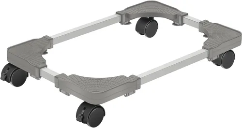 Vista 9 de Liitrton Soporte de CPU móvil Soporte de torre ajustable para computadora con 4 ruedas giratorias que se adapta a la mayoría de PC (negro)