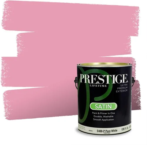 Vista 578 de Prestige Paints Pintura exterior e imprimación en uno, 1 galón, plano, coincidencia comparable de Valspar* Amber Rose*