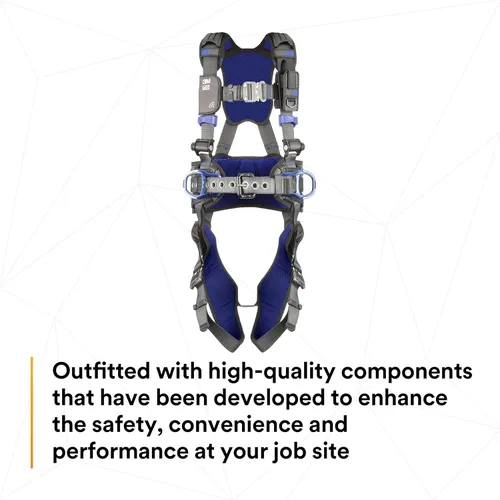 Vista 3 de 3M DBI-SALA ExoFit X300 Comfort Arnés de Seguridad de Posicionamiento de Construcción, Protección contra Caídas de Construcción, Anillos en D