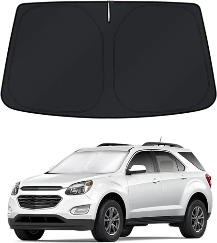 Vista 145 de KUST Parasol para parabrisas delantero, plegable, más grueso, de 5 capas, bloquea el calor y los rayos UV del sol