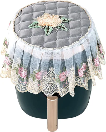 Vista 9 de Cubierta para freidora de aire, paño a prueba de polvo para electrodomésticos, cubierta protectora de encaje para freidora de aire