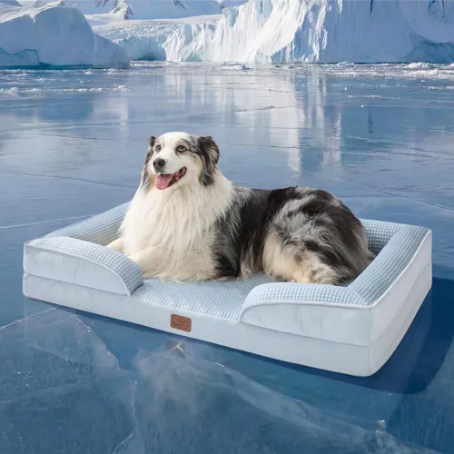 Vista 67 de Bedsure Cama Ortopédica para Perros de Tamaño Mediano – Cama Lavable para Perros y Gatos Medianos Impermeable, Cómodo Sofá Cojín para Mascotas
