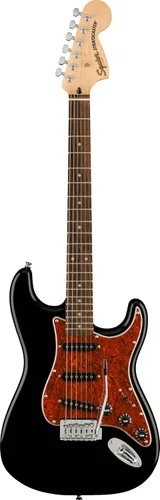 Vista 11 de Guitarra eléctrica Squier Affinity Series Stratocaster, con garantía de 2 años, efecto sunburst de 3 colores, diapasón de laurel