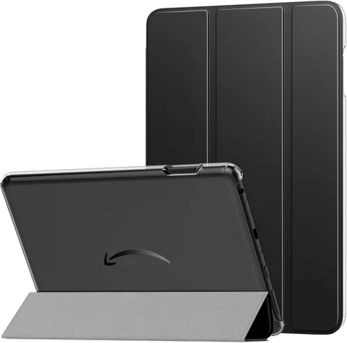 Vista 29 de MoKo Funda para tablet Amazon Kindle Fire HD 8 y 8 Plus (12/10ª generación, 2024/2022/2020) de 8 pulgadas, funda de piel sintética con triple
