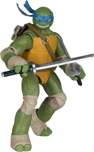 Vista 3 de McFarlane Toys -Teenage Mutant Ninja Turtles (Page Punchers) Figura de acción de Leonardo de 5 pulgadas con cómic