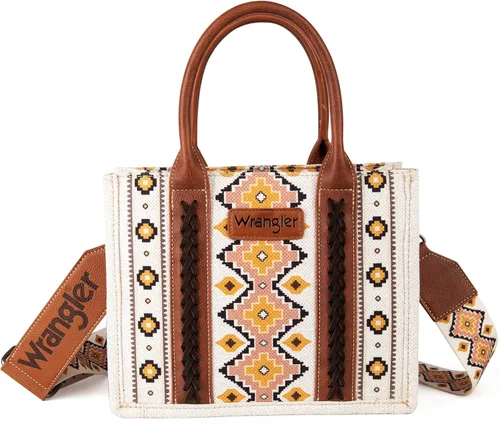 Vista 6 de Montana West - Bolso de mano estilo vaquero para mujer, bolsos de hombro occidentales, tipo cartera, bohemio, azteca