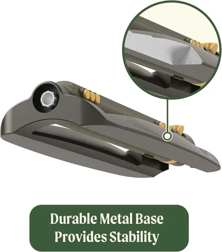 Vista 3 de Vego Aspersor oscilante turbo con conector rápido con base de metal y 20 boquillas de precisión, ajustable en 3 direcciones para cubiertas de patio
