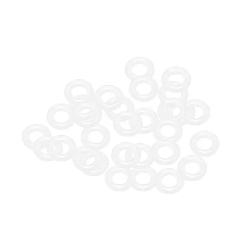 Vista 10 de uxcell Juntas tóricas de silicona, 5.5mm DE 2.5mm ID 1.5mm de ancho VMQ Junta de estanqueidad para válvulas de compresor y reparación de tuberías