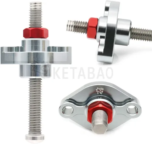 Vista 3 de KETABAO Tensor de cadena manual ajustable CCT compatible con ATV YFM 400 YFM 200 225 250 350 Moto-4 (titanio)