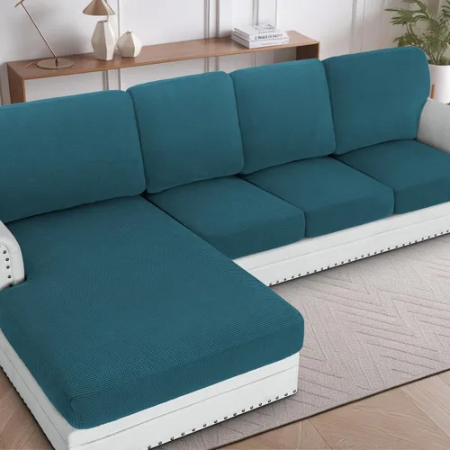 Vista 42 de H.VERSAILTEX Fundas para sofá seccional, 1 pieza, funda para diván en forma de L, funda de cojín separada para sofá seccional izquierdo y derecho