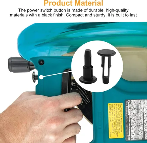 Vista 6 de 411478-6 Botón de interruptor para MAKITA 411478-6 LS1214 LS1013 LS1040 LS1212 2414B BLS712 BLS820 ingletadora (2 piezas)