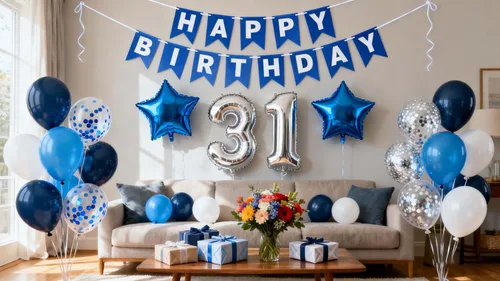 Vista 12 de Decoración de fiesta de cumpleaños número 30, globos de papel de aluminio de látex con el número 30, globos de látex con confeti para hombres, él