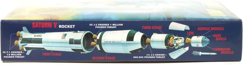 Vista 2 de AMT Saturn V Rocket 1:200 Kit de modelo a escala