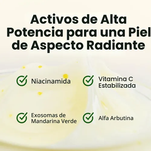 Vista 6 de GOODAL Crema de vitamina C de mandarina verde [versión avanzada] - Crema de vitamina C con 5% de niacinamida desvanece las manchas oscuras