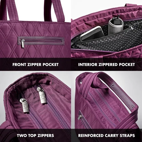 Vista 6 de Fit & Fresh Bolsa aislante 2 en 1 para almuerzo y viaje
