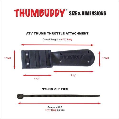 Vista 4 de All Rite Products Thumbuddy TB1 extensor del acelerador