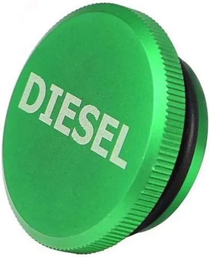 Vista 2 de WHDZ Tapa de combustible diesel Ram - Tapa Def de aluminio Billet compatible con 2013-2018