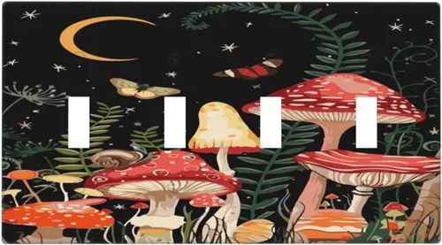 Vista 469 de Cubiertas de salida de impresión de líneas doradas de granito de mármol marrón, 1 palanca y 1 combinación basculante, placa decorativa de pared