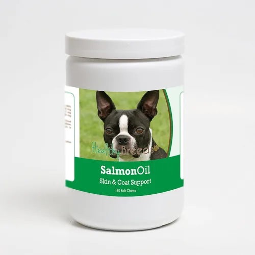 Vista 270 de Healthy Breeds Affenpinscher - Masticables suaves de aceite de salmón, 90