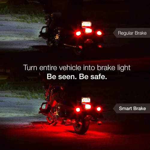 Vista 5 de Xkchrome kit de luces LED con millones de colores y patrones, sincronizadas con la música, controladas mediante app y Bluetooth, para iOS y Android