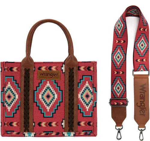 Vista 26 de Montana West - Bolso de mano estilo vaquero para mujer, bolsos de hombro occidentales, tipo cartera, bohemio, azteca Angel Diamond Correa