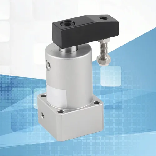 Vista 5 de Cilindro neumático del aire rotatorio, tipo compuesto de la acción del ángulo de 90 grados de ángulo de la esquina de la prensa de rotación