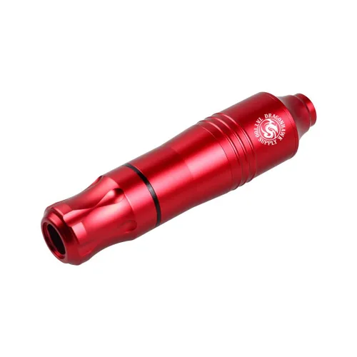 Vista 6 de Dragonhawk Kit de bolígrafo de tatuaje con cable, carrera de 0.1 in Kit de tatuaje rojo
