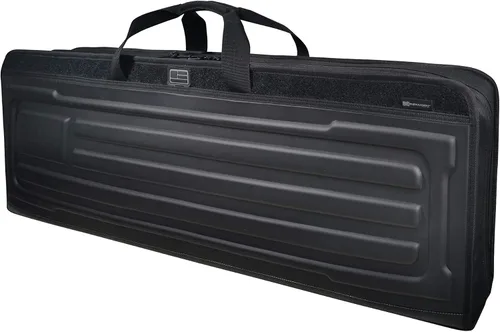 Vista 2 de Evolution Outdoor Estuche táctico para rifle – Construcción de EVA mate, equipo táctico, funda de rifle suave, forro polar, funda negra para armas