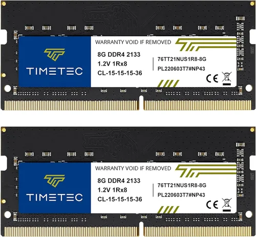 Vista 10 de Timetec 8 GB DDR4 SODIMM para Intel NUC KIT/Mini PC/HTPC/NUC Board 2133MHz PC4-17000 sin ECC sin búfer 1.2V CL15 1Rx8 Rango único 260 Pin de memoria