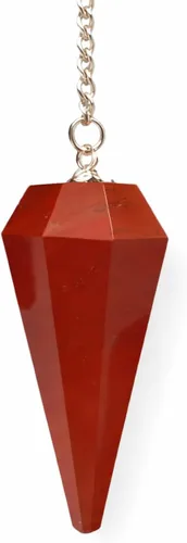 Vista 24 de WholesaleGemShop Péndulo facetado de cristal de piedras preciosas naturales