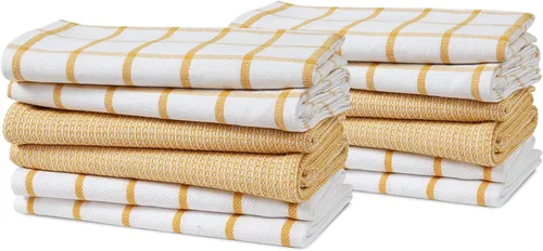 Vista 49 de LANE LINEN Paños de cocina 100% algodón, ultra suaves, absorbentes, de secado rápido, toallas de cocina, paños de lavado multitejido