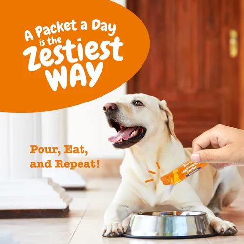 Vista 46 de Zesty Paws Multivitamínico para perros, vitaminas masticables para perros y suplementos para cadera y articulaciones, piel y pelaje, aceite