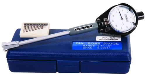 Fowler 52-646-100-0, Juego de calibradores de orificio de dial con rango de medición de 0.7-1.5 pulgadas