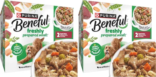 Vista 16 de Comidas preparadas Purina Beneful, comida para perro, paquete surtido, 10 onzas Tubo, paquete de 8