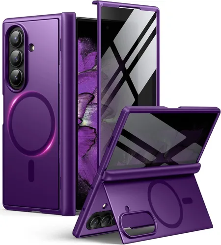 Vista 18 de BERFY Funda para Samsung Galaxy Z Fold 7 con Protector de Pantalla de Privacidad, [Compatible con MagSafe][Anti Espía] Soporte Plegable Oculto