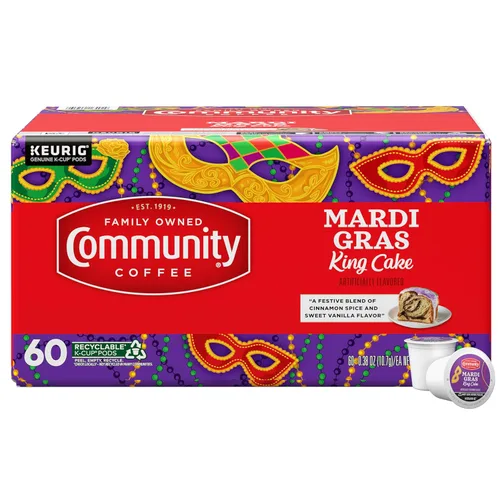 Vista 63 de Community Coffee Coffee & Chicory - 12 cápsulas de café, tostado medio oscuro, compatible con cafeteras Keurig 2.0 K-Cup, 12 unidades (paquete de 1)