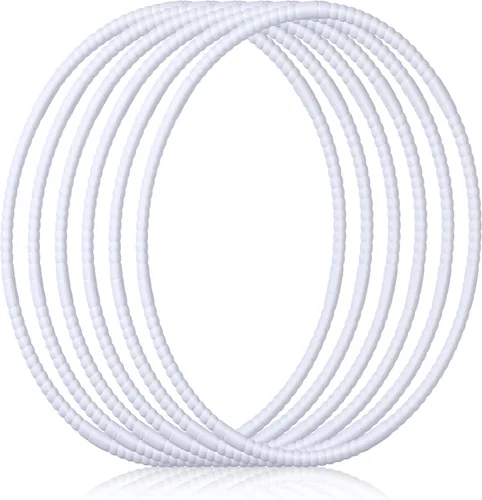 Vista 15 de Shappy - 6 piezas de aros de ejercicio desmontables ajustables, juguete de plástico, juguetes de patio de juegos, aros circulares