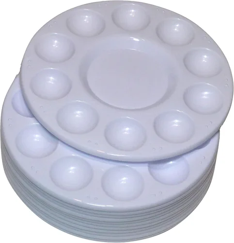 Vista 2 de Economía 10-well Ronda bandeja de pintura